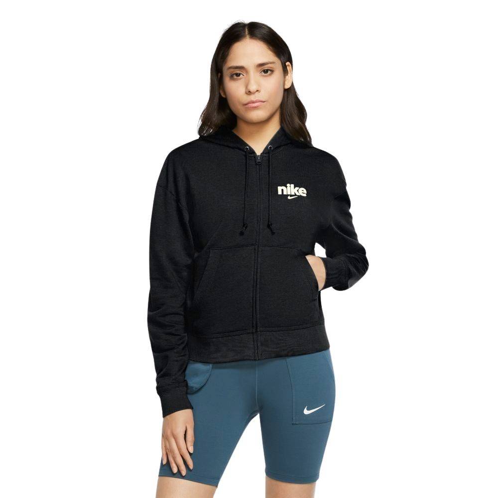 Nike women's sportswear on sale full zip metallic hoodie