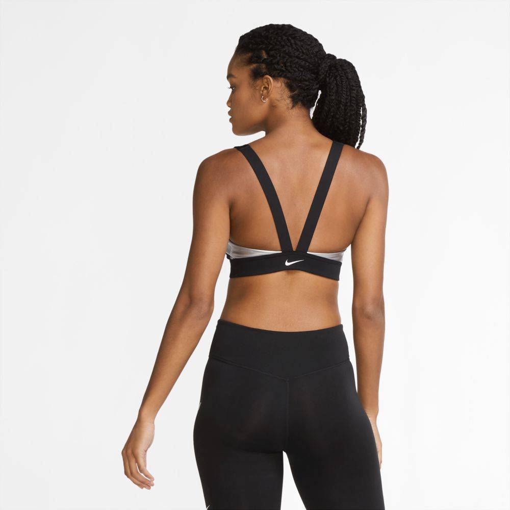 NIKE INDY LIGHT SUPPORT METALLIC SPORT BRA - CT6710-010