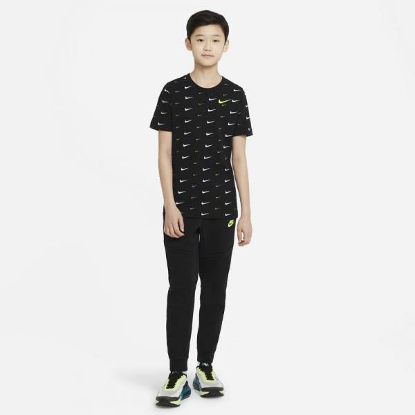 NIKE NSW BOYS SWOOSH ALL OVER PRINT TEE - DC7530-010