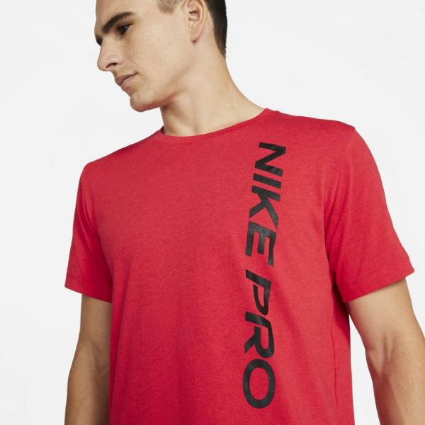 NIKE PRO DRI-FIT SHORT-SLEEVE BURNOUT TEE - CU4975-657