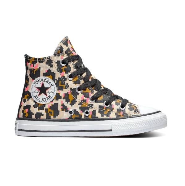 CONVERSE PIXELATED LEOPARD PRINT JUNIOR - 670167C