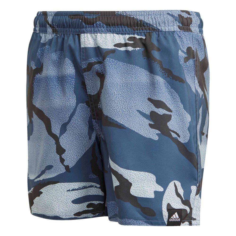 Adidas blue clearance camo shorts