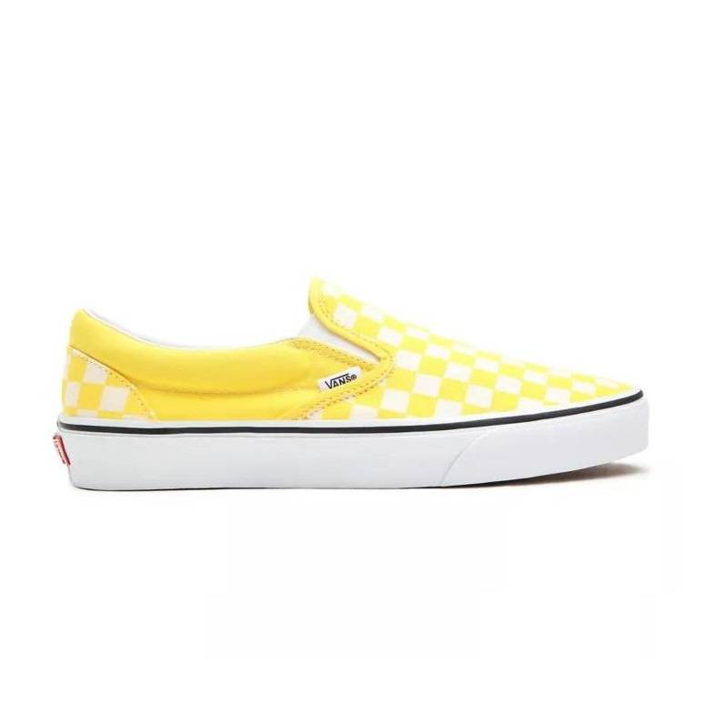 shoes Vans Classic Slip-On - Logo Repeat/Cadmium Yellow/True White -  snowboard-online.eu
