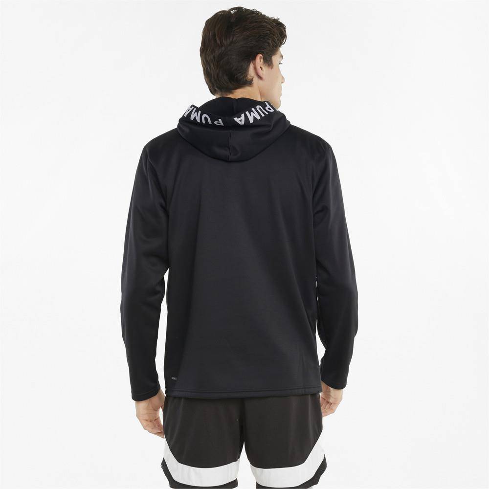 Men's Puma good Black Amplified Hoodie Large Sportswear MSRP $50 TL46189 581392 01