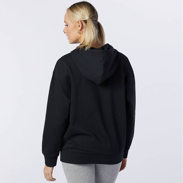 NEW BALANCE WOMENS OVERSIZED HOODIE - WT03547-BK