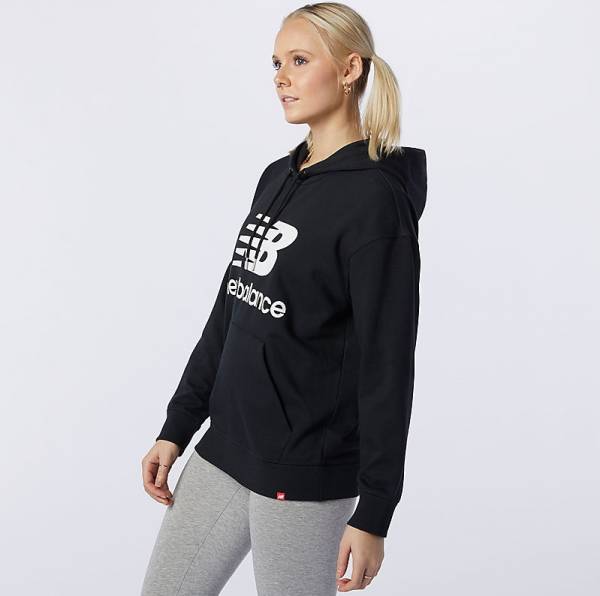 NEW BALANCE WOMENS OVERSIZED HOODIE - WT03547-BK