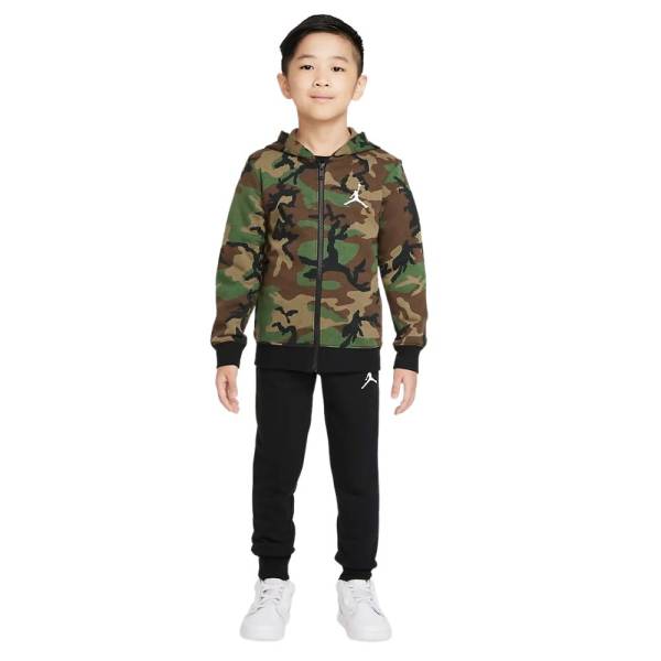 NIKE JORDAN LITTLE KIDS CAMO FLEECE SET - 85A833-E4F