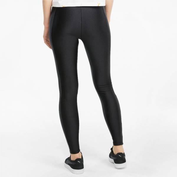 PUMA CLASSICS SHINY HIGH-WAIST LEGGINGS - 531610-01