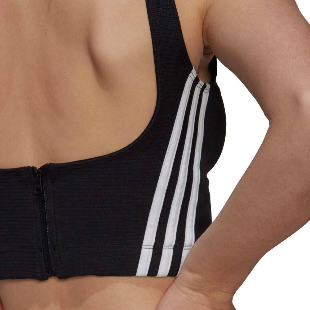 Adidas cropped ribbed bra top online