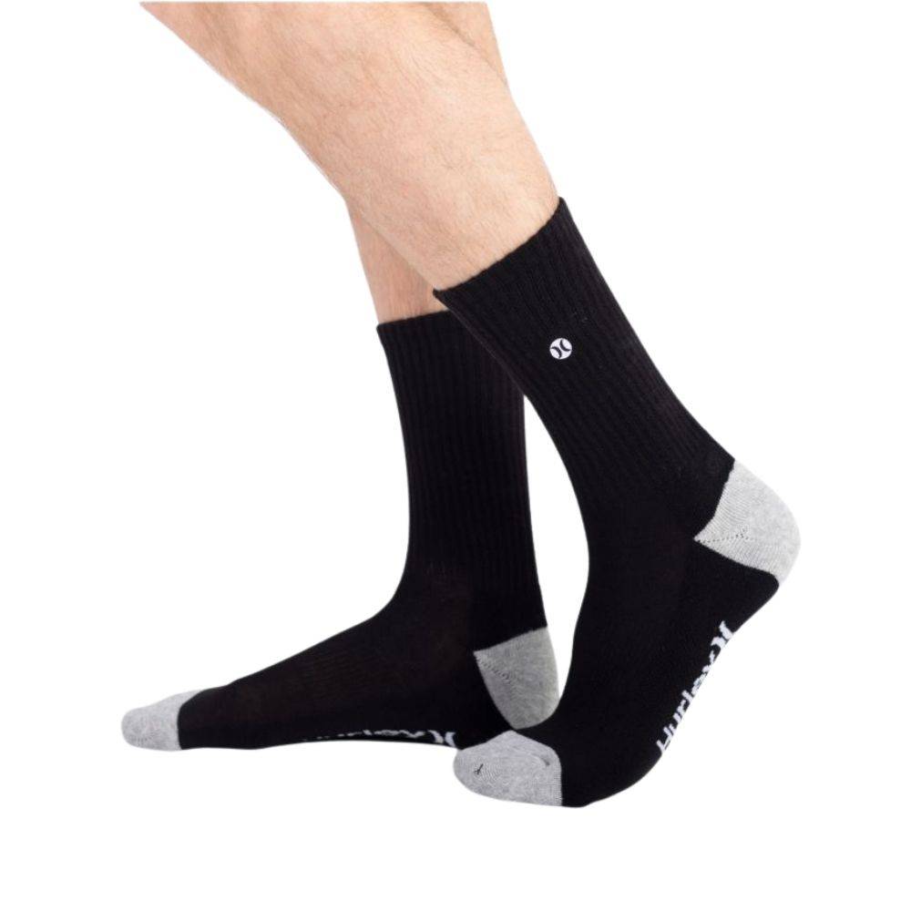 HURLEY 3 PACK 1/2 TERRY CREW SOCKS - H116846-001