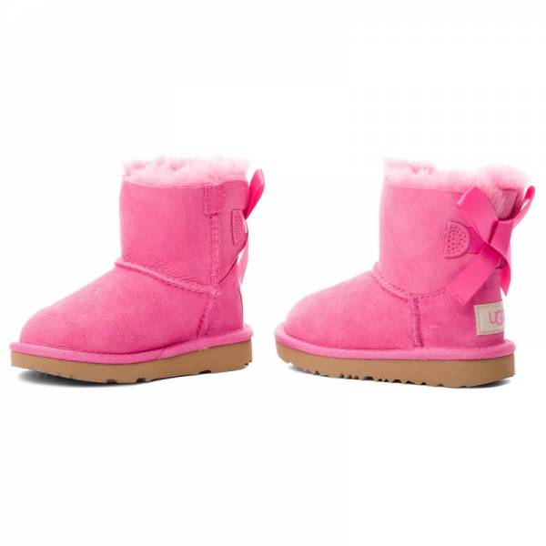 UGG MINI BAILEY BOW II GIRLS BOOT - 1017397T-PINK