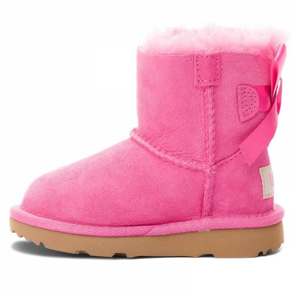 UGG MINI BAILEY BOW II GIRLS BOOT - 1017397T-PINK