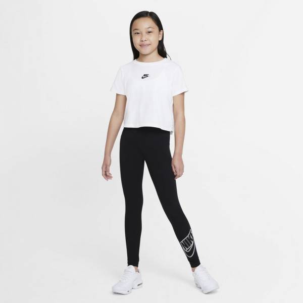 NIKE GIRLS FAVORITES GRAPHIC LEGGINGS - DD6278-010