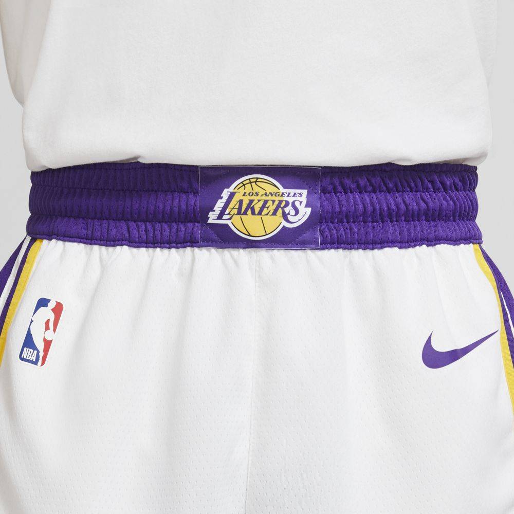 NIKE LOS ANGELES LAKERS SWINGMAN SHORTS AJ5616 100 - Shiekh