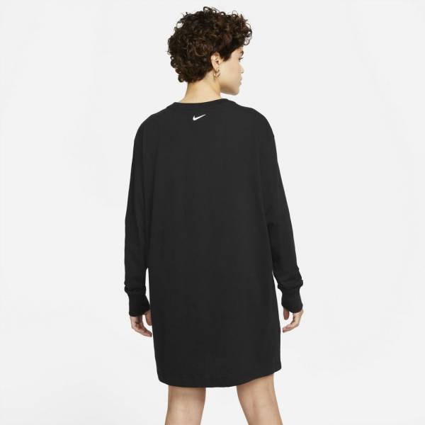 NIKE SPORTSWEAR WOMENS LONG-SLEEVE DRESS - DO2580-010
