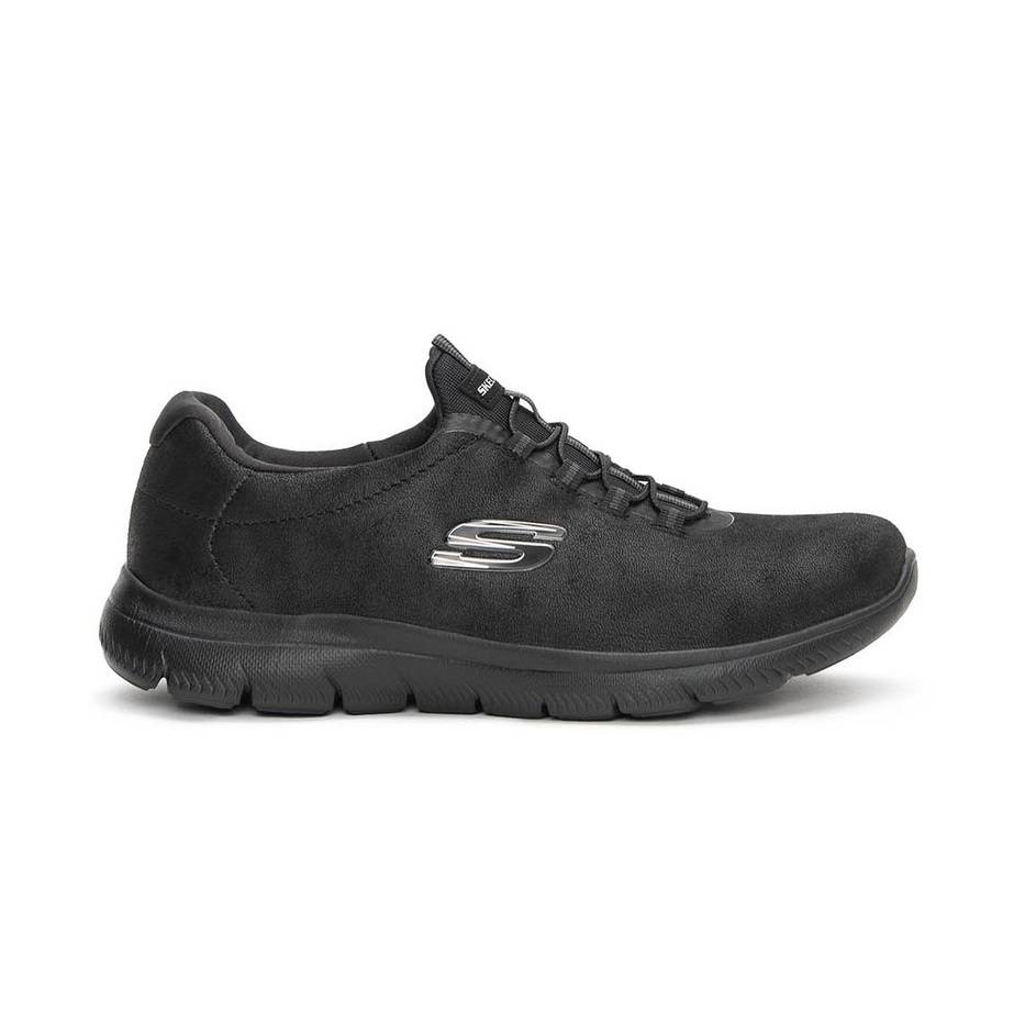SKECHERS SUMMITS OH SO SMOOTH WOMENS SHOES - 149200-BBK