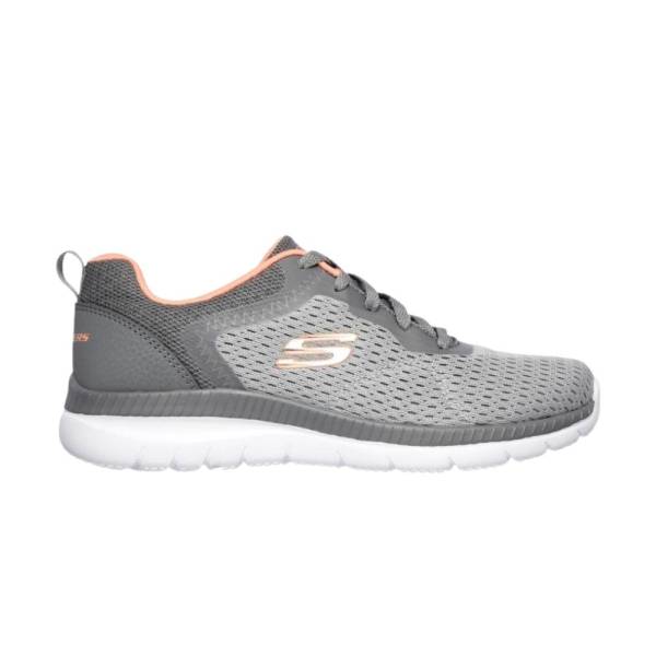 SKECHERS LACE UP MESH SLIP RESISTANT W - 77210-BLK
