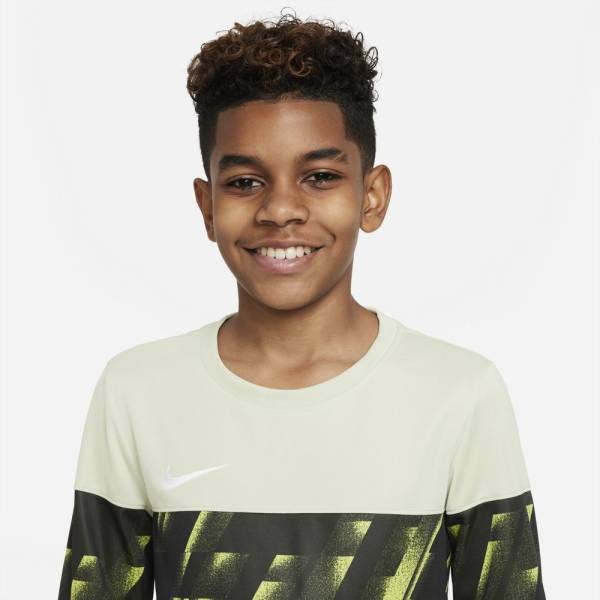 NIKE FC YOUTH DRI-FIT LIBERO LONG-SLEEVE GRAPHIC TEE - DH9674-371