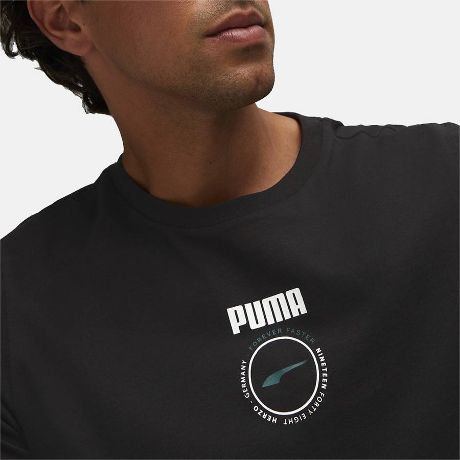 PUMA RAD/CAL LONGSLEEVE GRAPHIC TEE - 671765-01