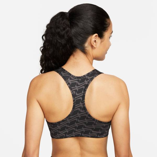 NIKE ONE DRI-FIT SWOOSH ALL OVER PRINT SPORT BRA - DQ5121-010