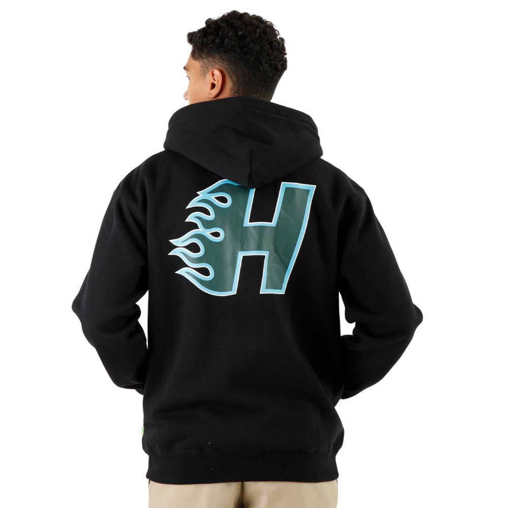 HUF ENFORCER F Z HOODIE PF00522 BLACK