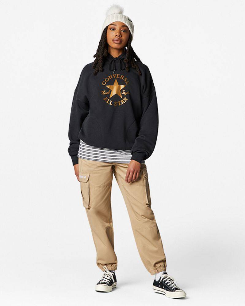 CONVERSE PATCH PULLOVER HOODIE - 10024672-A02