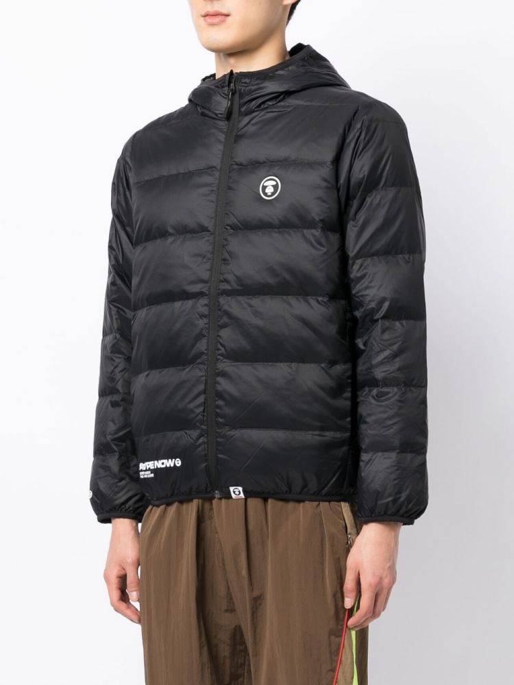 AAPE BY A BATHING APE MENS DOWN JACKET - DNM7514-BKX