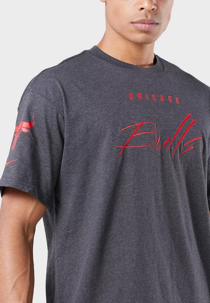 Men's Nike Black Chicago Bulls Courtside Air Traffic Control Max90 T-Shirt Size: Medium