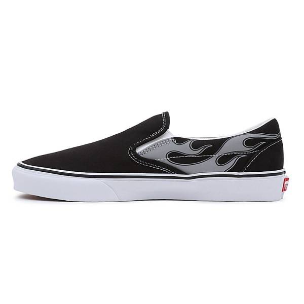 VANS CLASSIC REFLECTIVE FLAME SLIP-ON SHOES - VN0A7Q5DBM8