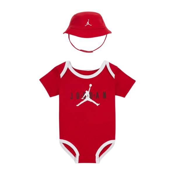 NIKE JORDAN BUCKET HAT & BODYSUIT 2-PIECES SET - NJ0576-R78