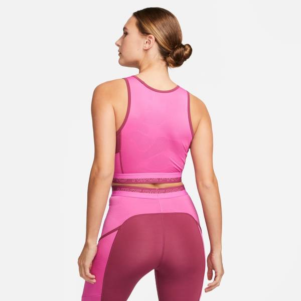 NIKE PRO DRI-FIT CROP TRAINING TANK - DX0061-653