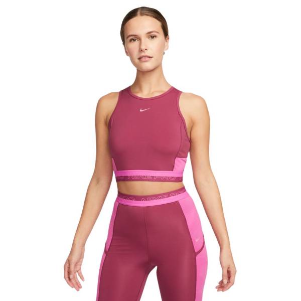 NIKE PRO DRI-FIT CROP TRAINING TANK - DX0061-653