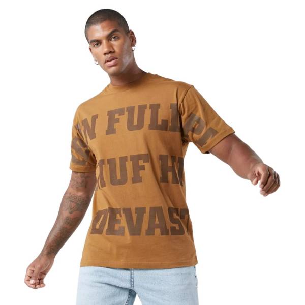 HUF LIVE LARGE S/S TEE - TS01937-RUBBR