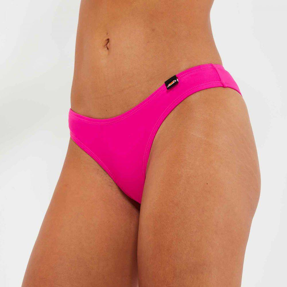 ellesse Lemino bikini bottom in pink and orange fade-Multi