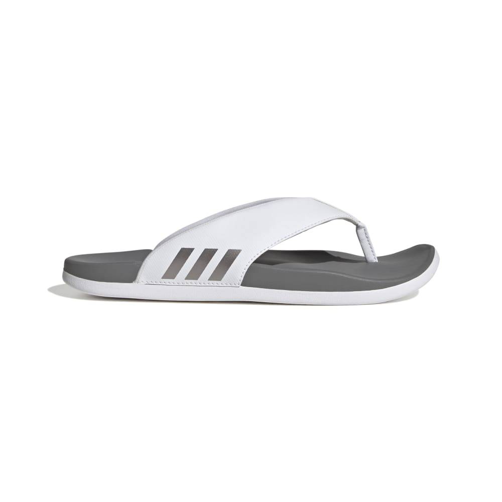 Adidas grey flip flops online