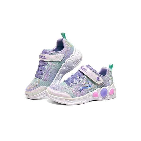 【S♡】 SKECHERS LIGHTS PRINCESS WISHES KIDS SHOES - 302686L-LVMT
