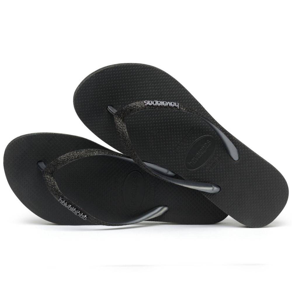 HAVAIANAS SLIM FLATFORM SPARKLE - 4147256-0090