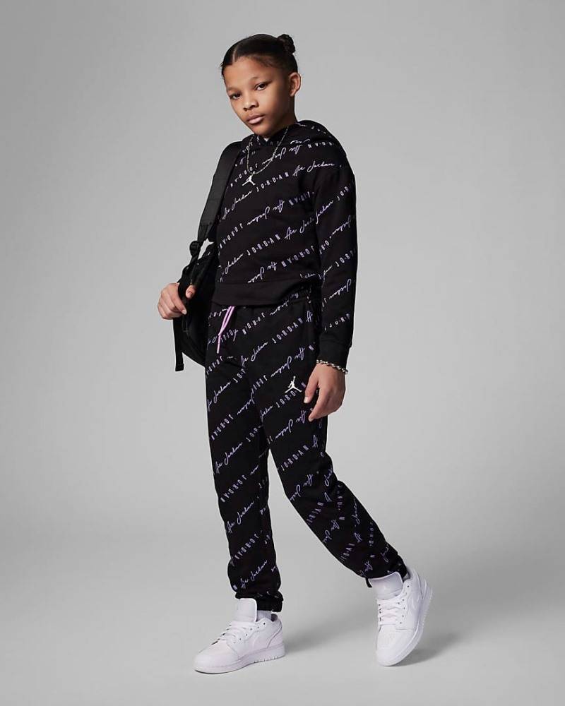 NIKE JORDAN GIRLS ALL-OVER-PRINT PANTS - 45C162-023