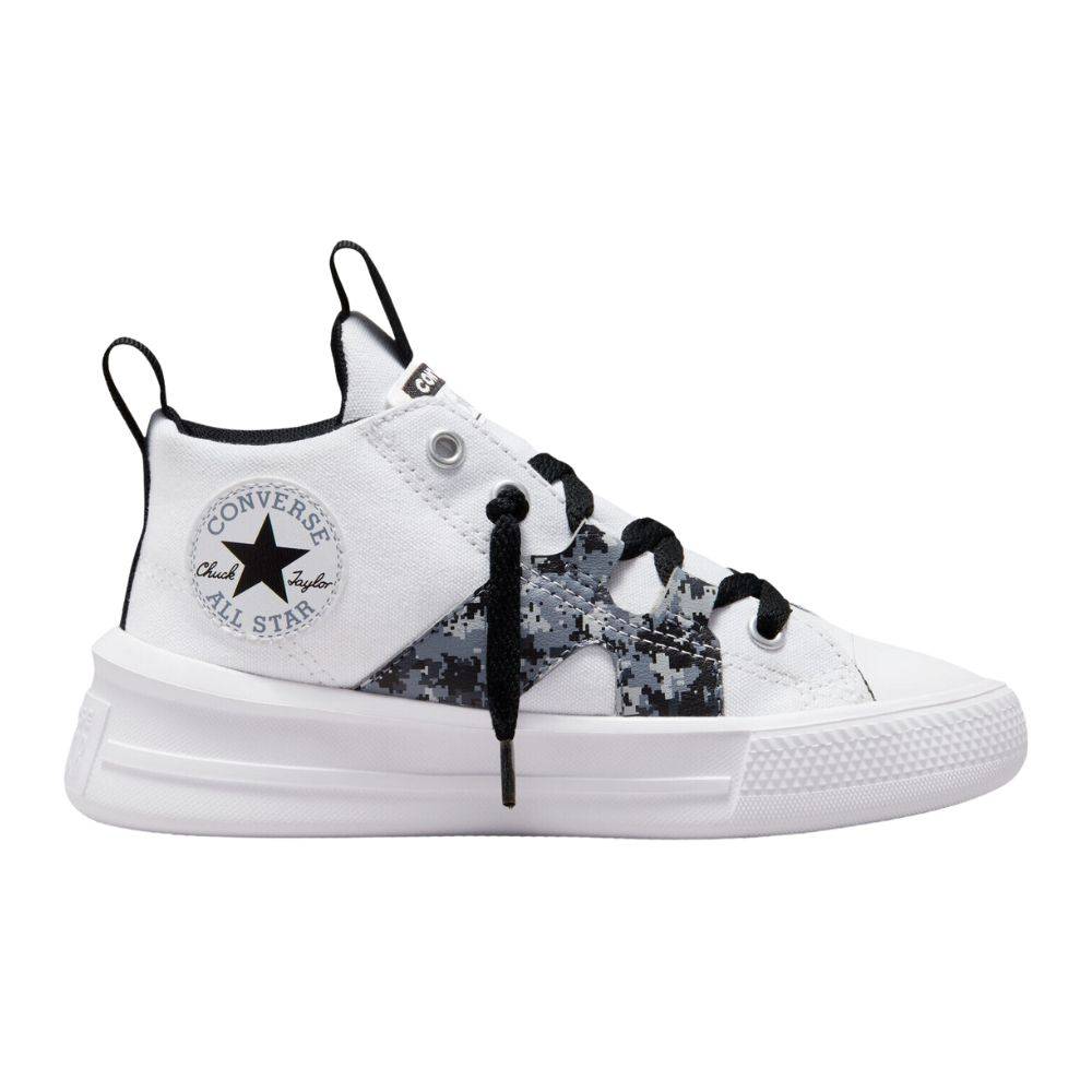 Kids hot sale camo converse