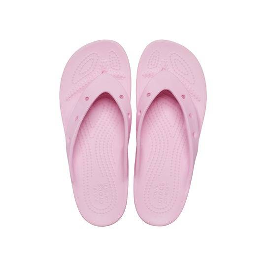 Crocs flip flops Classic Platform Flip women's pink color 207714
