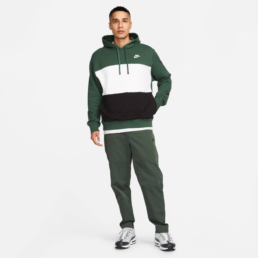 NIKE CLUB+ FRENCH TERRY COLOR-BLOCK HOODIE - FB7415-323