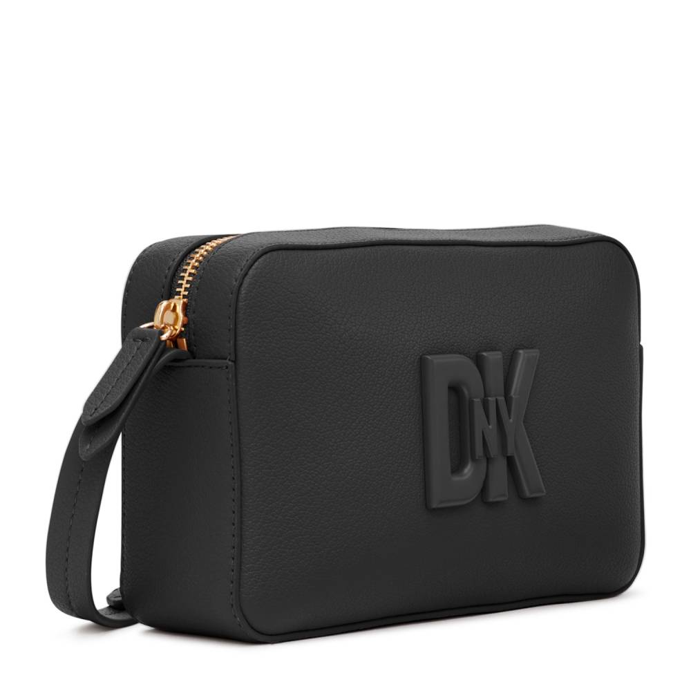 Dkny tilly stacked logo best sale camera bag