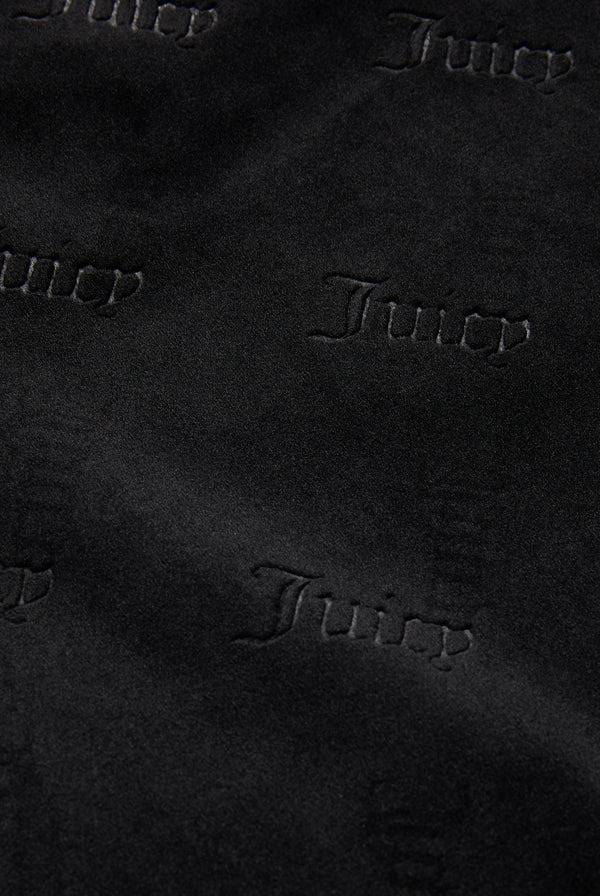 Juicy Couture DEBOSSED FLARE - Leggings - black 