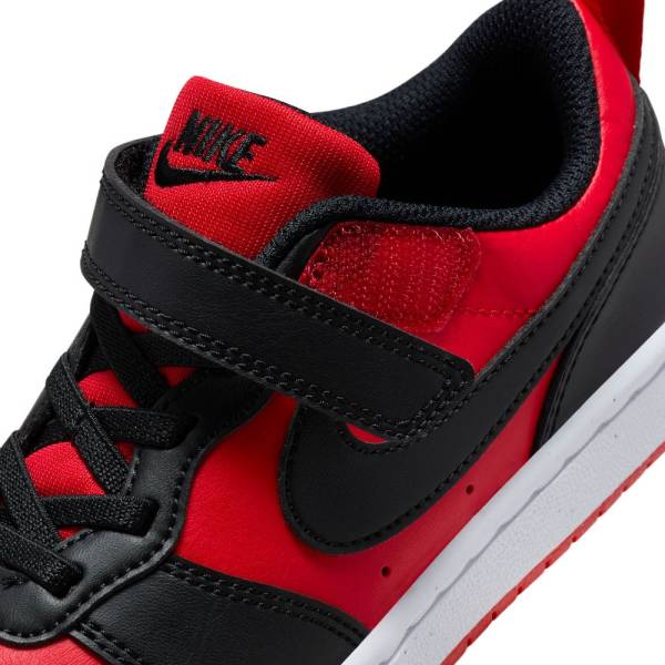 NIKE COURT BOROUGH LOW RECRAFT KIDS SHOES - DV5457-600