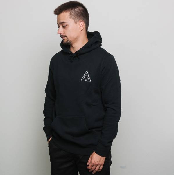 HUF SET TT PULLOVER HOODIE - PF00572-BLACK