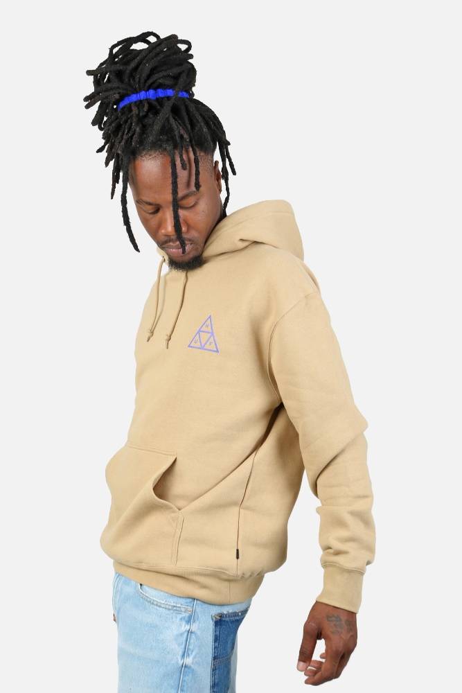 HUF SET TT PULLOVER HOODIE - PF00572-OATMEAL