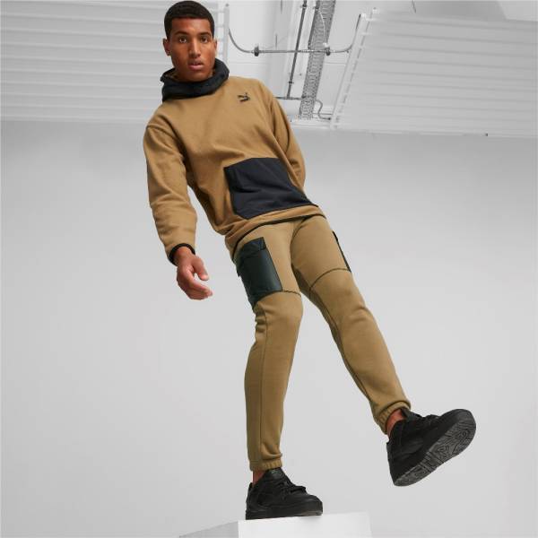 PUMA CLASSICS UTILITY CARGO SWEATPANTS - 621348-93