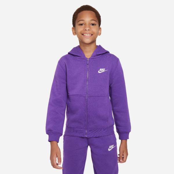 NIKE KIDS CLUB FLEECE FULL-ZIP TRACKSUIT - FD3114-599