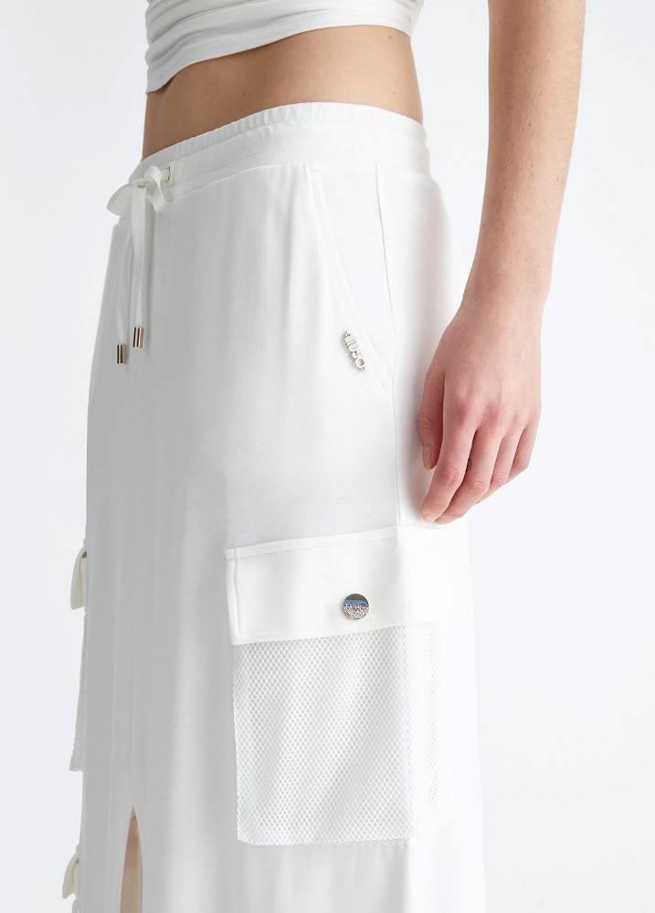 LIU JO LONG CARGO SKIRT - TA4231-J5942-10604