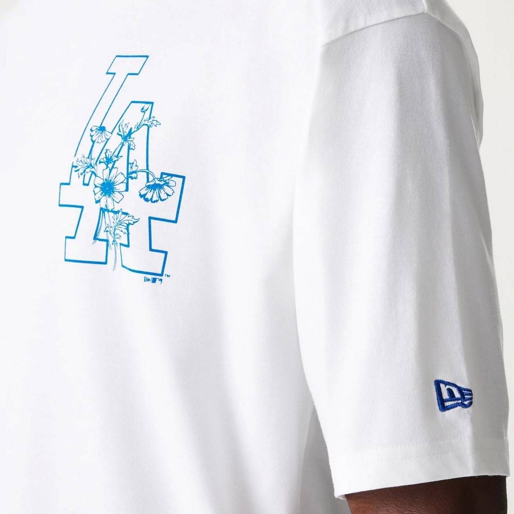 NEW ERA MLB FLORAL GRAPHIC OS TEE LOS ANGELES DODGERS - 60667725